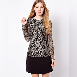 Ted Baker Elke Lace Shift Dress US Size 2